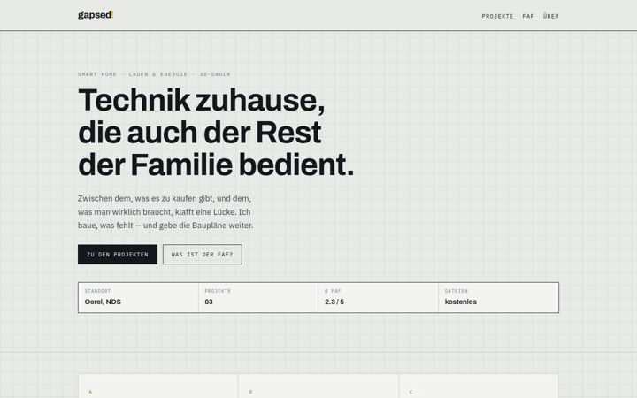 Screenshot of gapsed.com