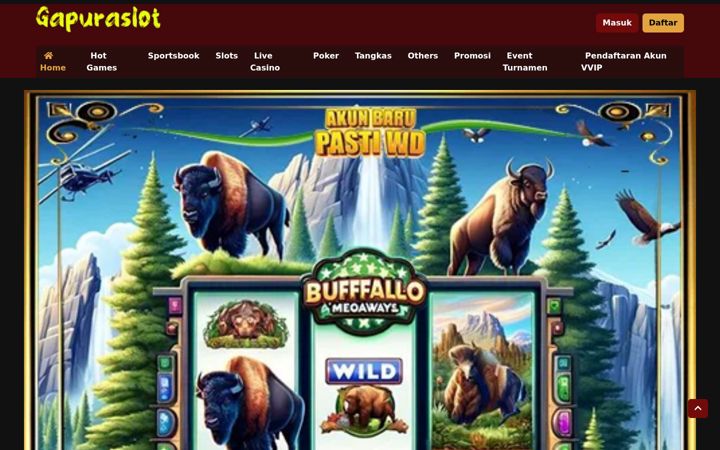 Screenshot of gapuraslots.com