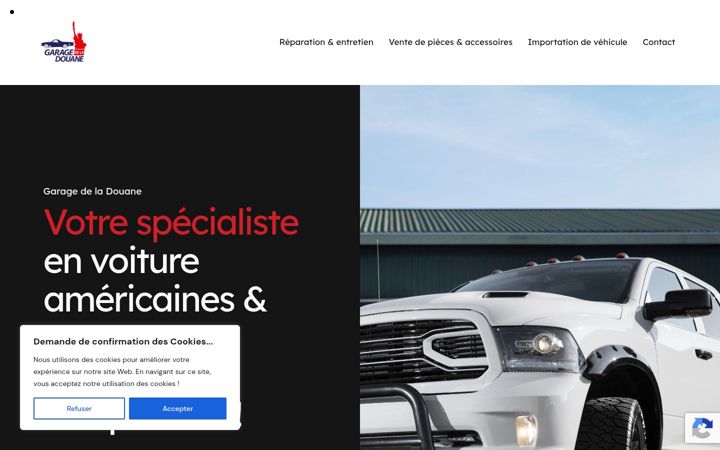 Screenshot of garage-american-cars.com