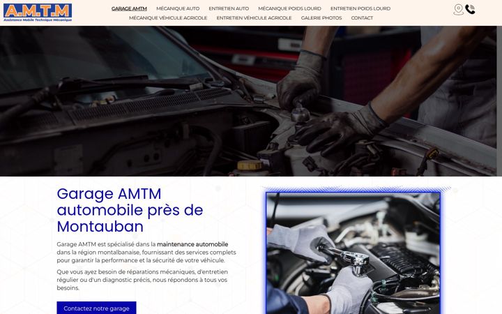 Screenshot of garage-amtm.fr