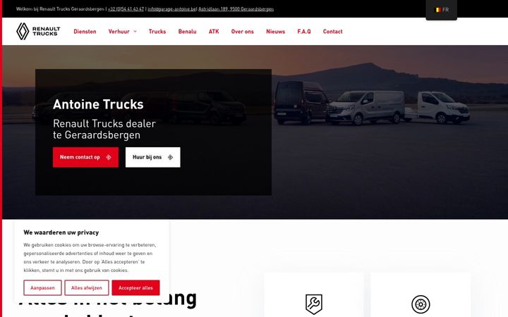 Screenshot of garage-antoine.be