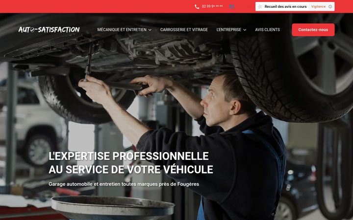 Screenshot of garage-auto-satisfaction.fr