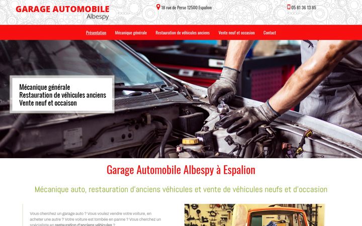 Screenshot of garage-automobile-albespy.fr