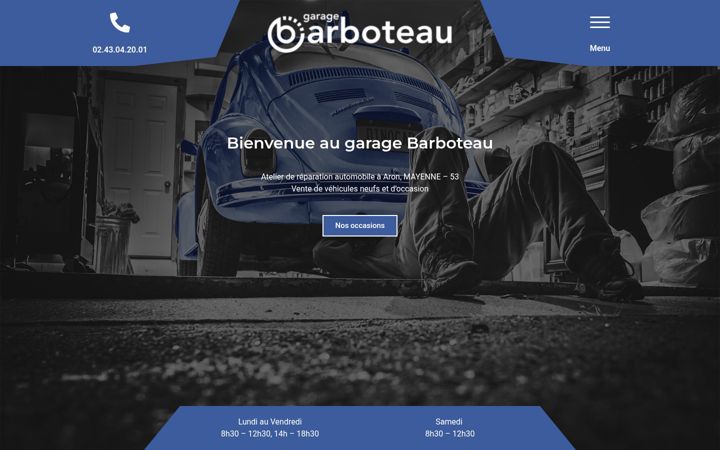 Screenshot of garage-barboteau.fr