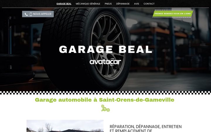 Screenshot of garage-beal.fr