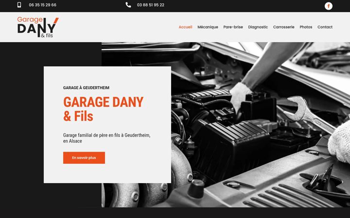 Screenshot of garage-dany-fils-entretien.fr