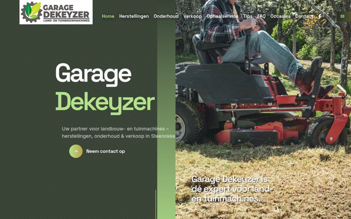 Screenshot of garage-dekeyzer.be