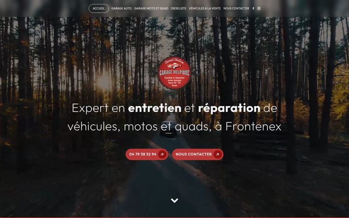 Screenshot of garage-delpique.fr