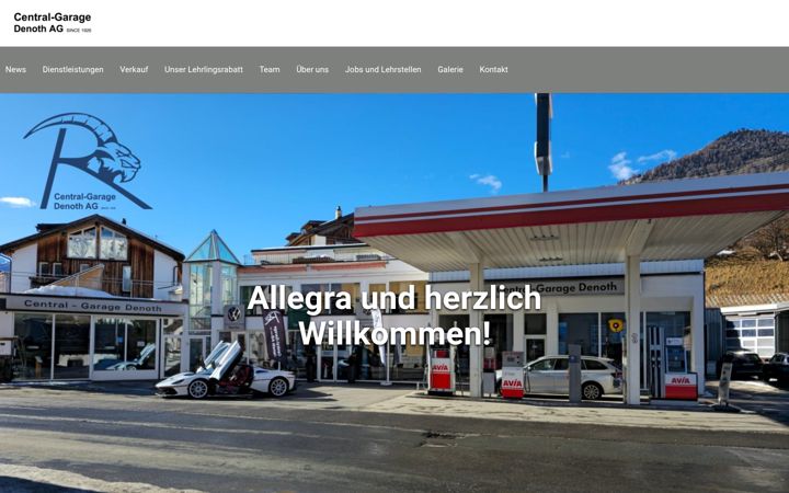Screenshot of garage-denoth.ch