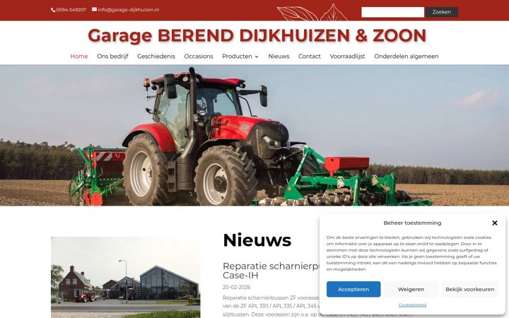 Screenshot of garage-dijkhuizen.nl