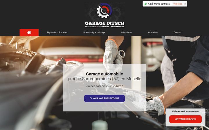 Screenshot of garage-ditsch.fr