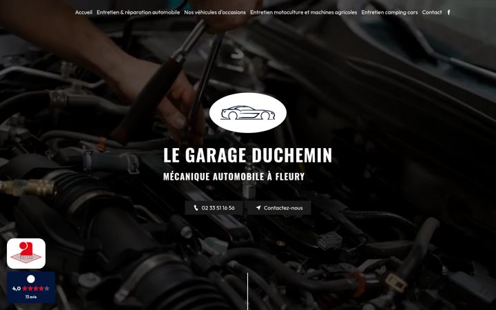 Screenshot of garage-duchemin.fr