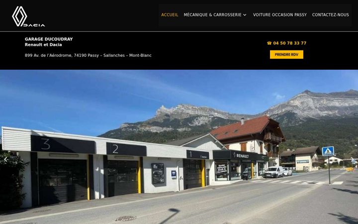 Screenshot of garage-ducoudray.fr