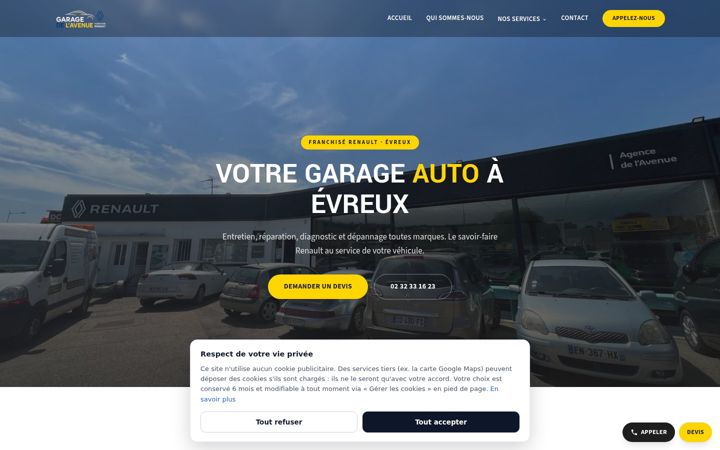 Screenshot of garage-evreux.fr