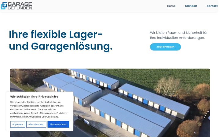 Screenshot of garage-gefunden.de
