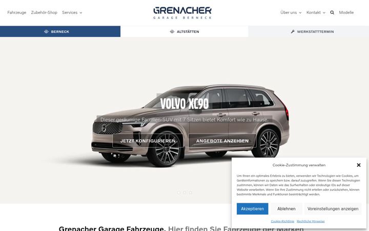 Screenshot of garage-grenacher.ch