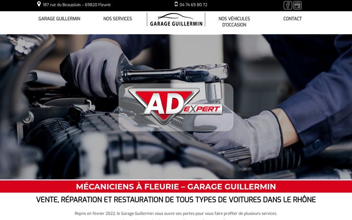 Screenshot of garage-guillermin.fr