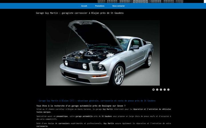 Screenshot of garage-guy-martin.fr