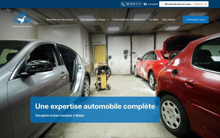 Screenshot of garage-guy.fr