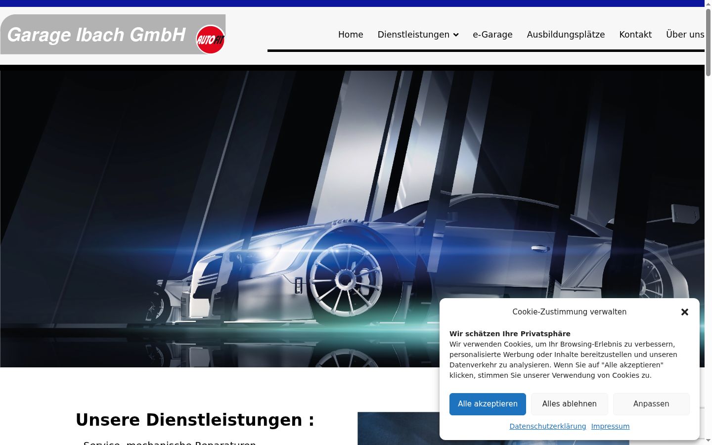 Screenshot tal-banner tal-kunsens muri qabel kwalunkwe interazzjoni