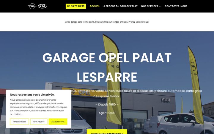Screenshot of garage-lesparre.fr