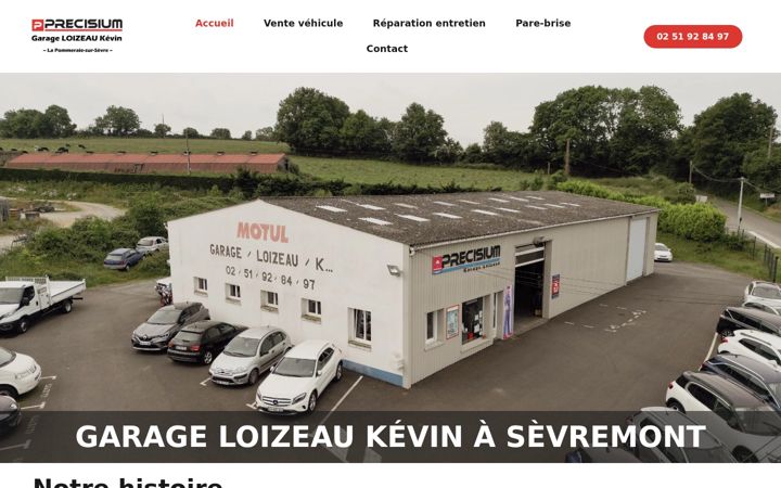 Screenshot of garage-loizeaukevin.fr