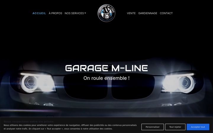 Screenshot of garage-m-line.ch