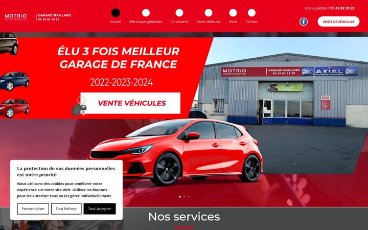 Screenshot of garage-maillard.com
