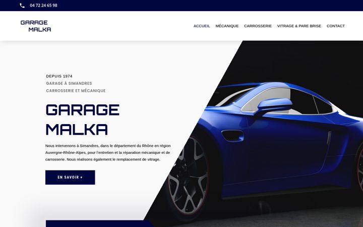 Screenshot of garage-malka.fr