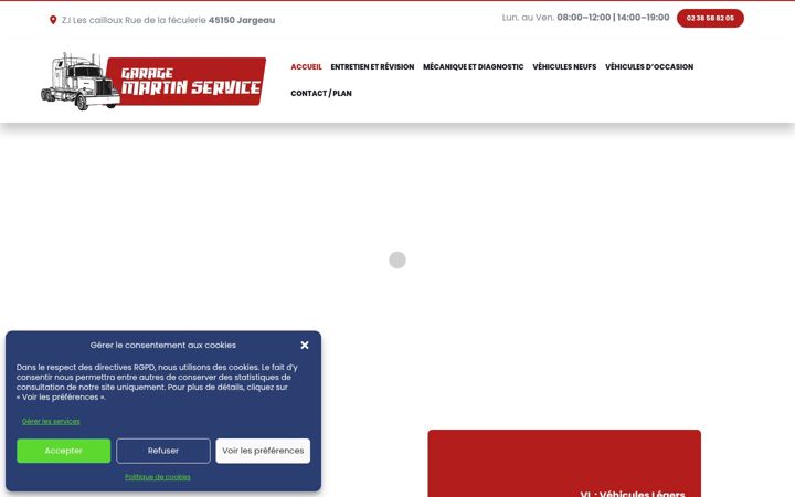 Screenshot of garage-martin-service.fr