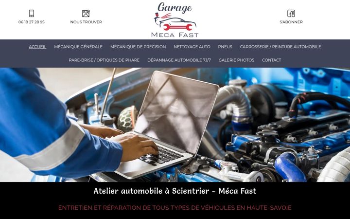 Screenshot of garage-meca-fast.fr