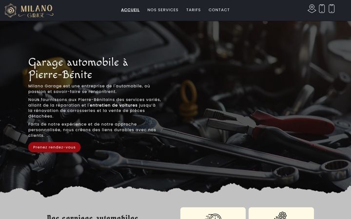 Screenshot of garage-milano.fr