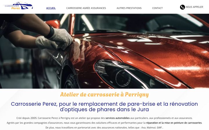 Screenshot of garage-perez.fr