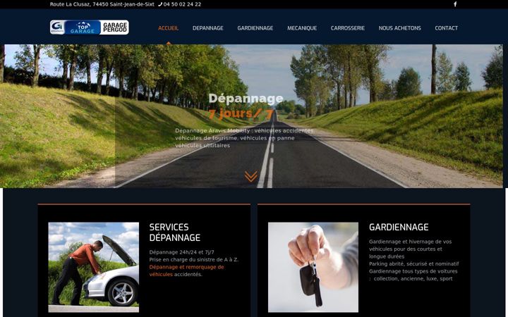Screenshot of garage-pergod.com