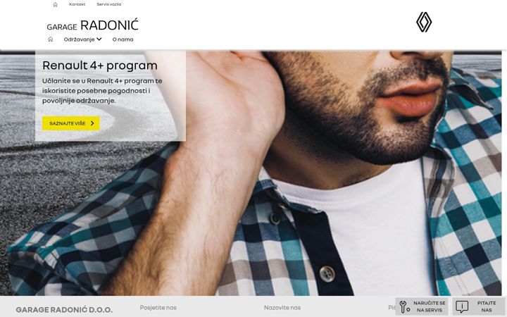 Screenshot of garage-radonic.hr
