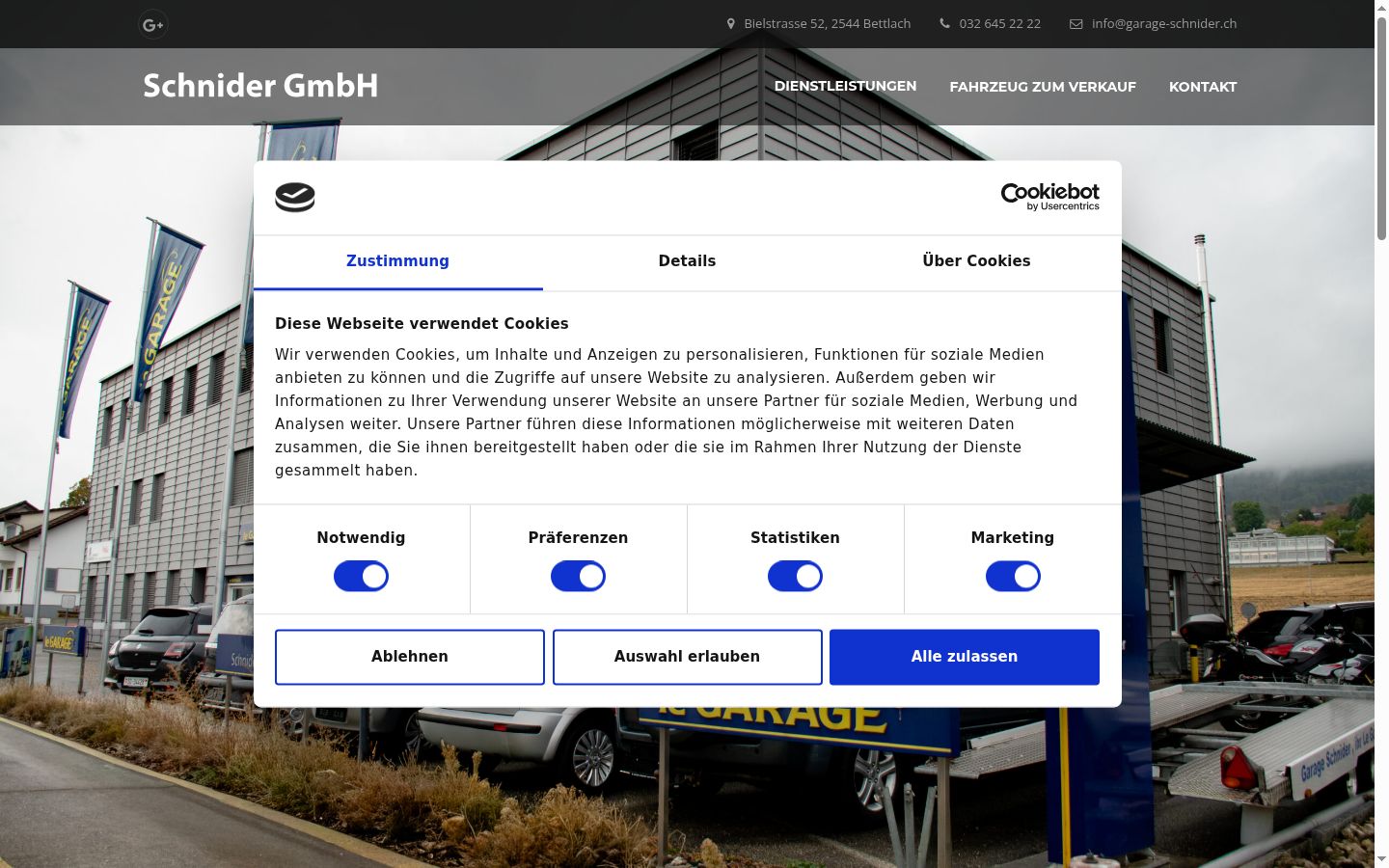 Zrzut ekranu banera zgody wyświetlanego przed jakąkolwiek interakcją