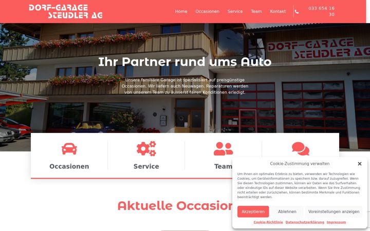 Screenshot of garage-steudler.ch