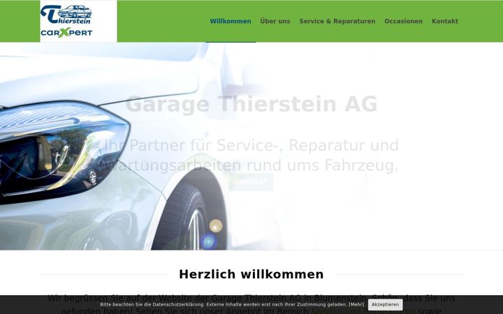 Screenshot of garage-thierstein.ch