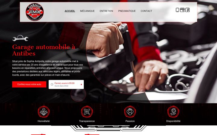 Screenshot of garage-tma.fr