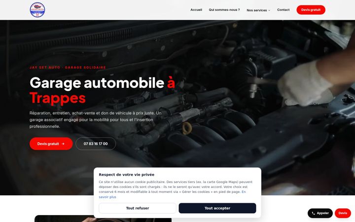 Screenshot of garage-trappes78.fr
