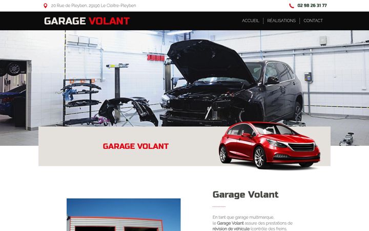 Screenshot of garage-volant.fr