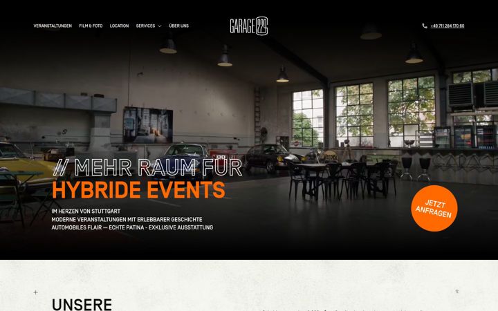 Screenshot of garage229.de