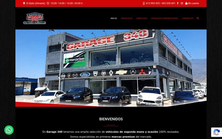 Screenshot of garage340.com