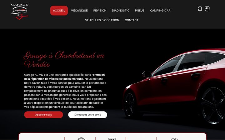 Screenshot of garageacmd.fr