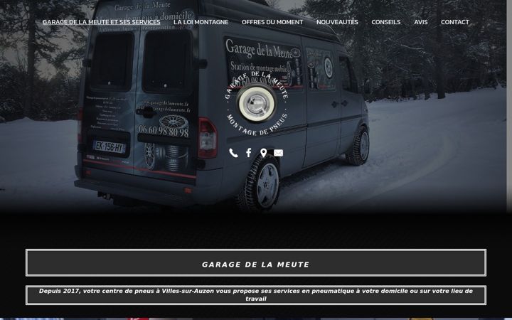 Screenshot of garagedelameute.fr