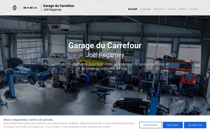 Screenshot of garageducarrefour.ch