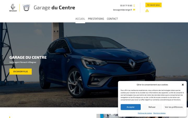 Screenshot of garageducentre31.fr