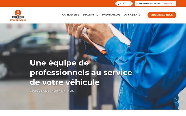 Screenshot of garageduvalois.fr