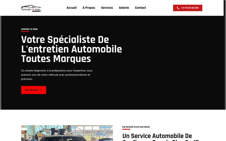 Screenshot of garagef2.ch