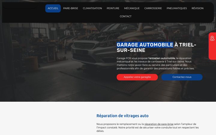 Screenshot of garagefcr.fr
